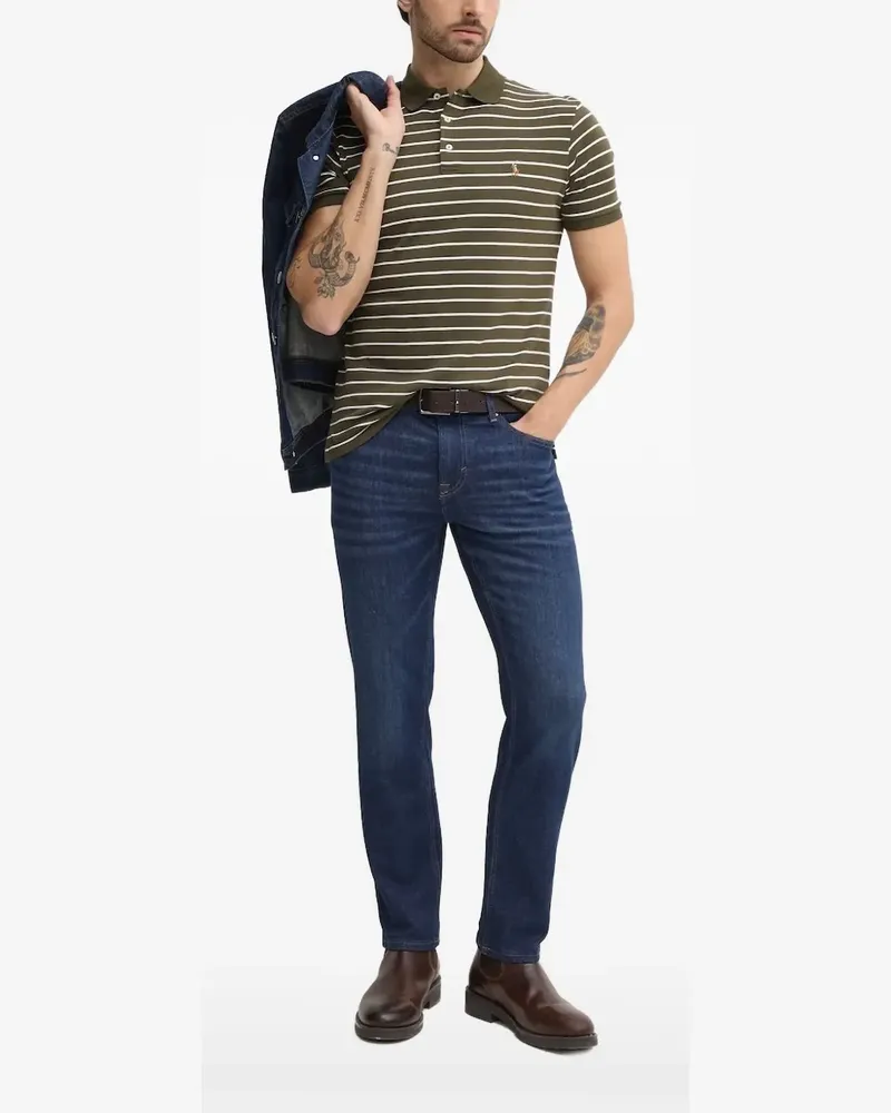 Ralph Lauren Gestreiftes Poloshirt - Grün Grün