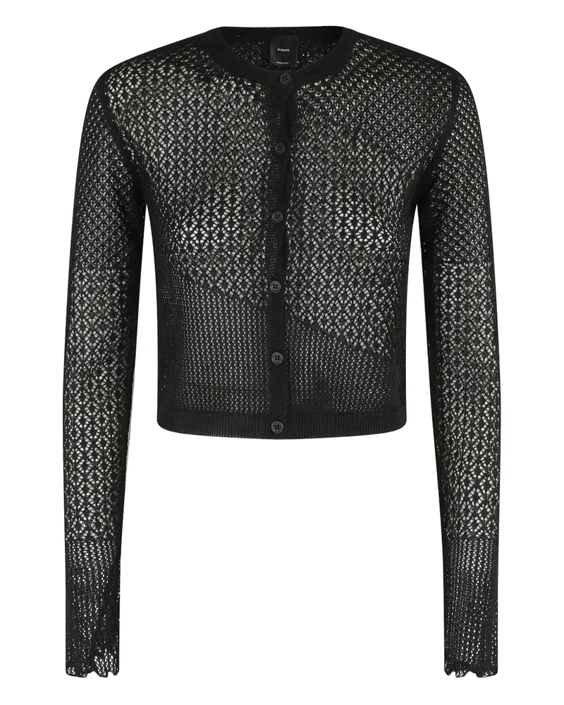 Pinko Gehäkelter Cardigan - Schwarz Schwarz