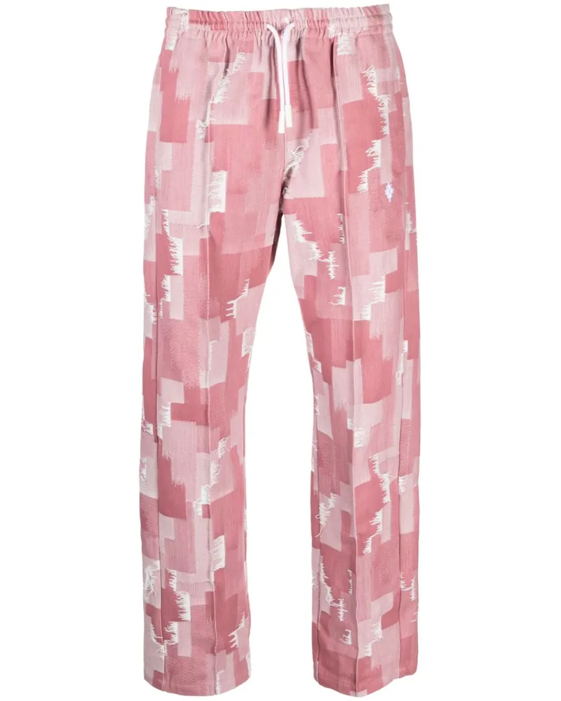 Marcelo Burlon | County of Milan Weite Hose mit geometrischem Print Rosa