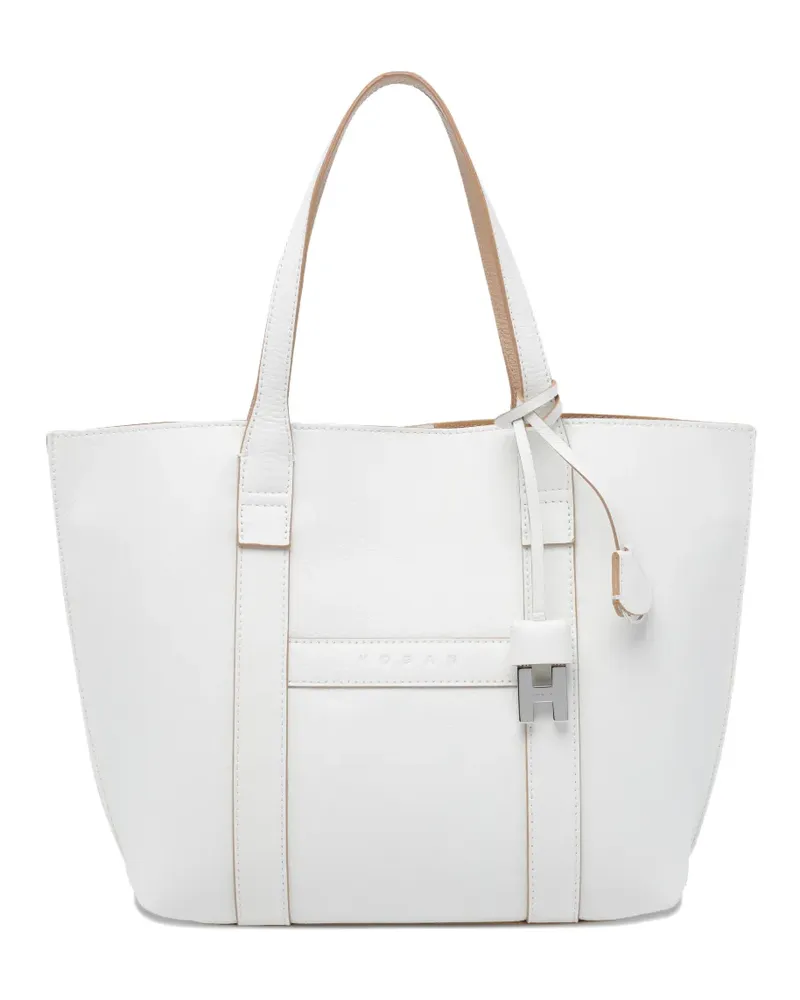 Hogan Script top-handles tote bag - Weiß Weiß