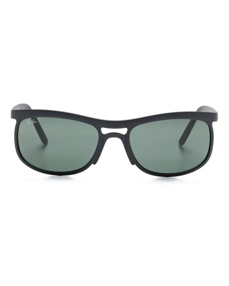 Ray Ban Sonnenbrille mit eckigem Gestell - Schwarz Schwarz