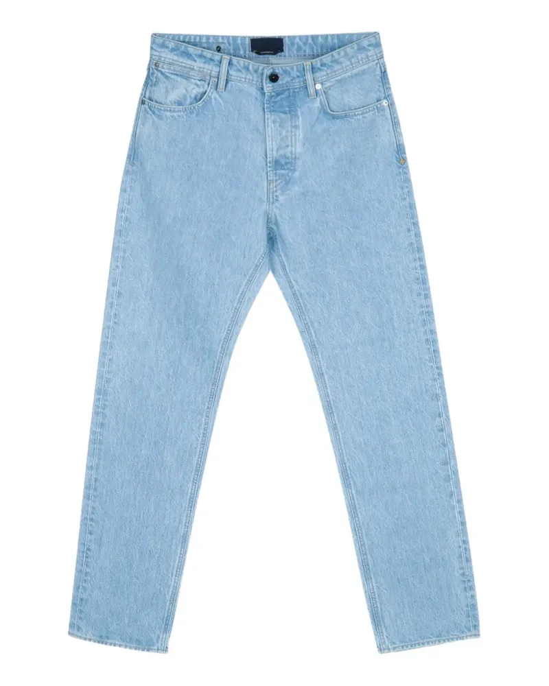 Stone Island logo-patch jeans - Blau Blau