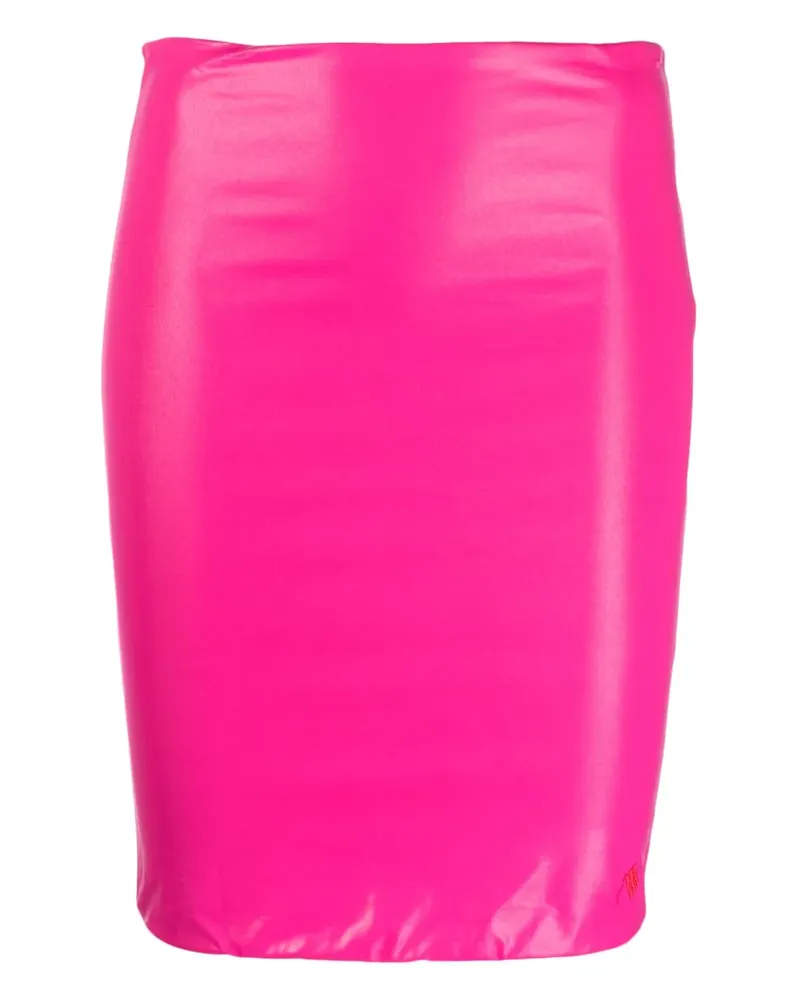 ATTICO Kaftan in Metallic-Optik - Rosa Rosa