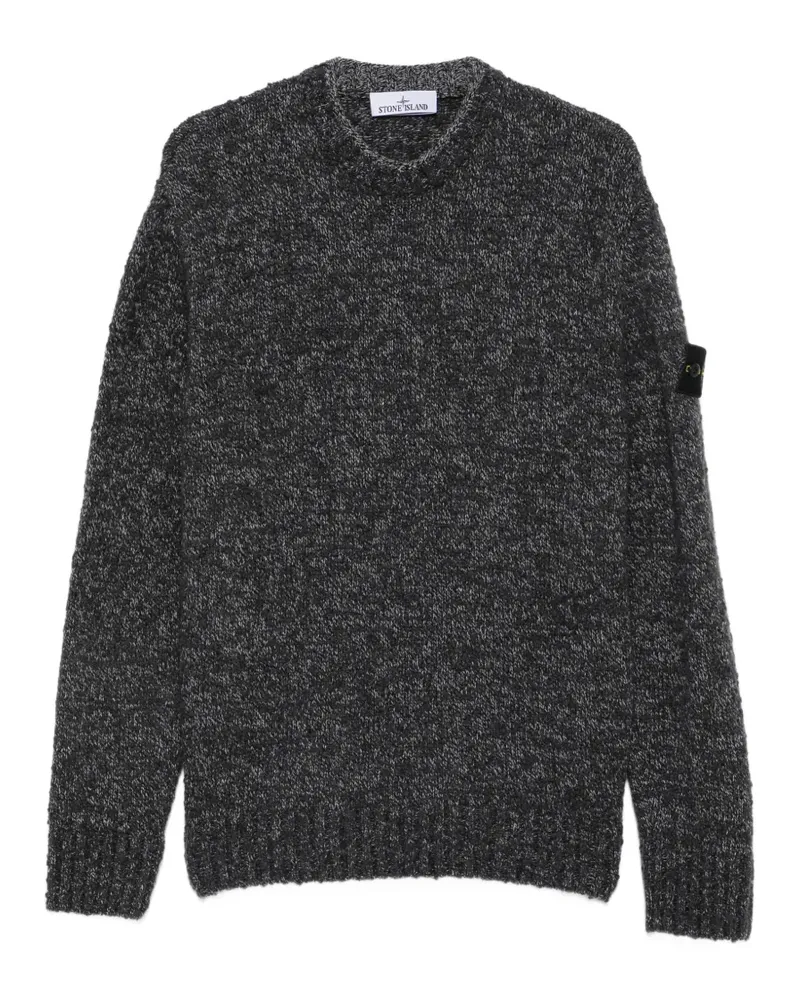 Stone Island Pullover mit Logo-Patch - Grau Grau
