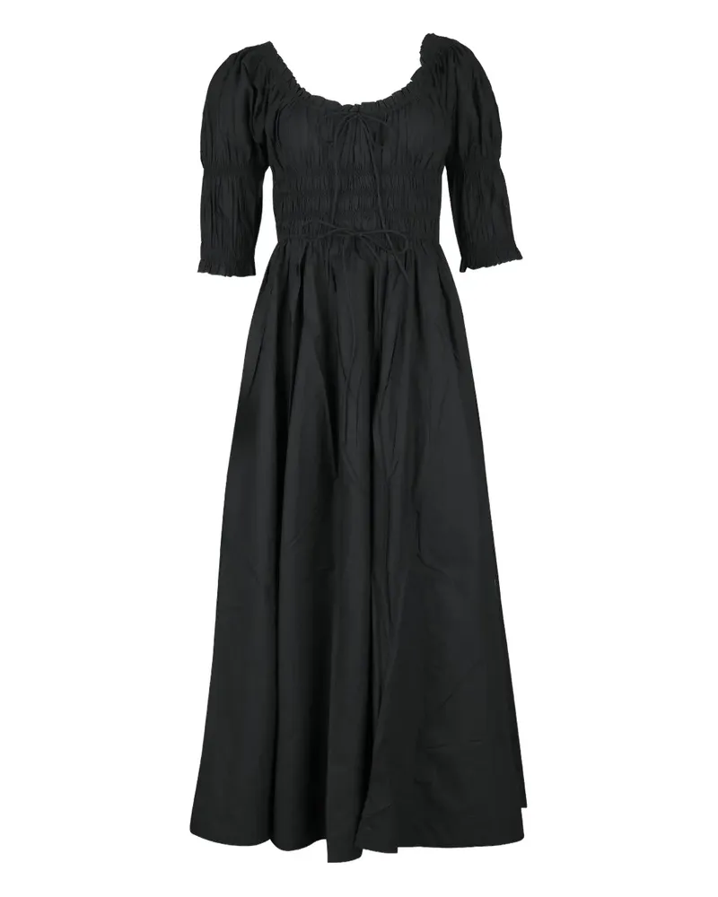 DÔEN Ischia midi dress - Schwarz Schwarz