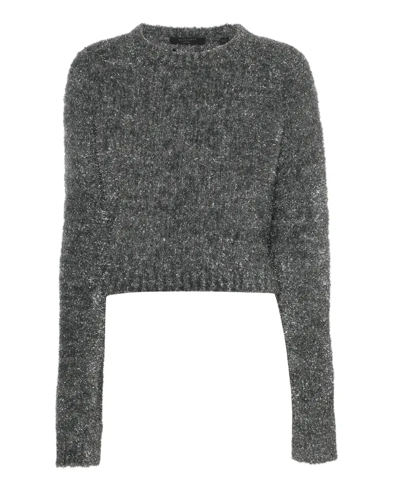 AllSaints Pullover aus Lurex - Grau Grau