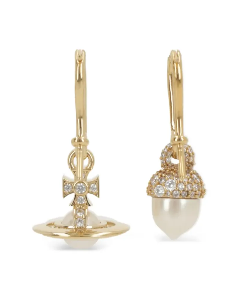Vivienne Westwood Lucille Orb Hängeohrringe - Gold Gold