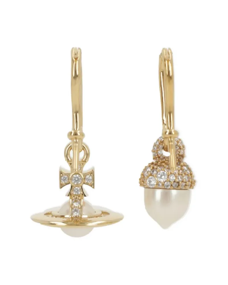 Vivienne Westwood Lucille Orb drop earrings - Gold Gold
