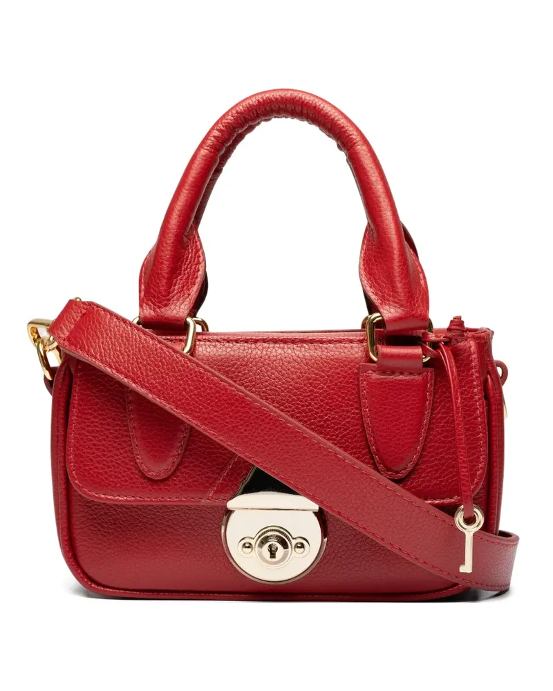 Sarah Chofakian Strukturierte Mini-Handtasche - Rot Rot