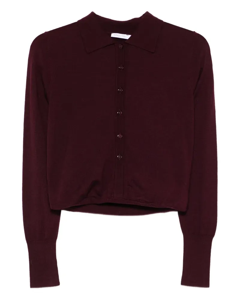 Patrizia Pepe Cardigan mit Knopfverschluss - Violett Violett