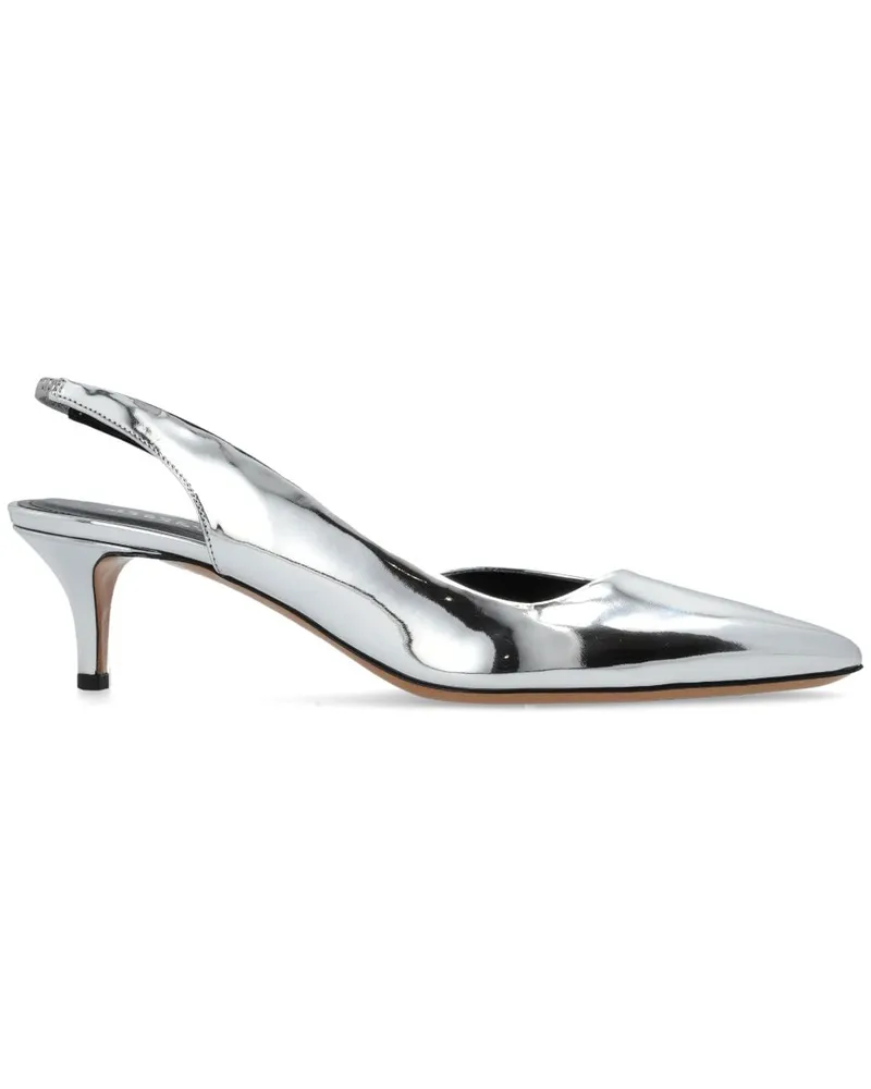 Isabel Marant Piery Slingback-Pumps 50mm - Silber Silber