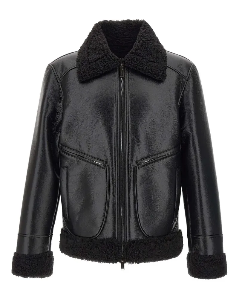 Iceberg Bomberjacke mit Reißverschluss - Schwarz Schwarz