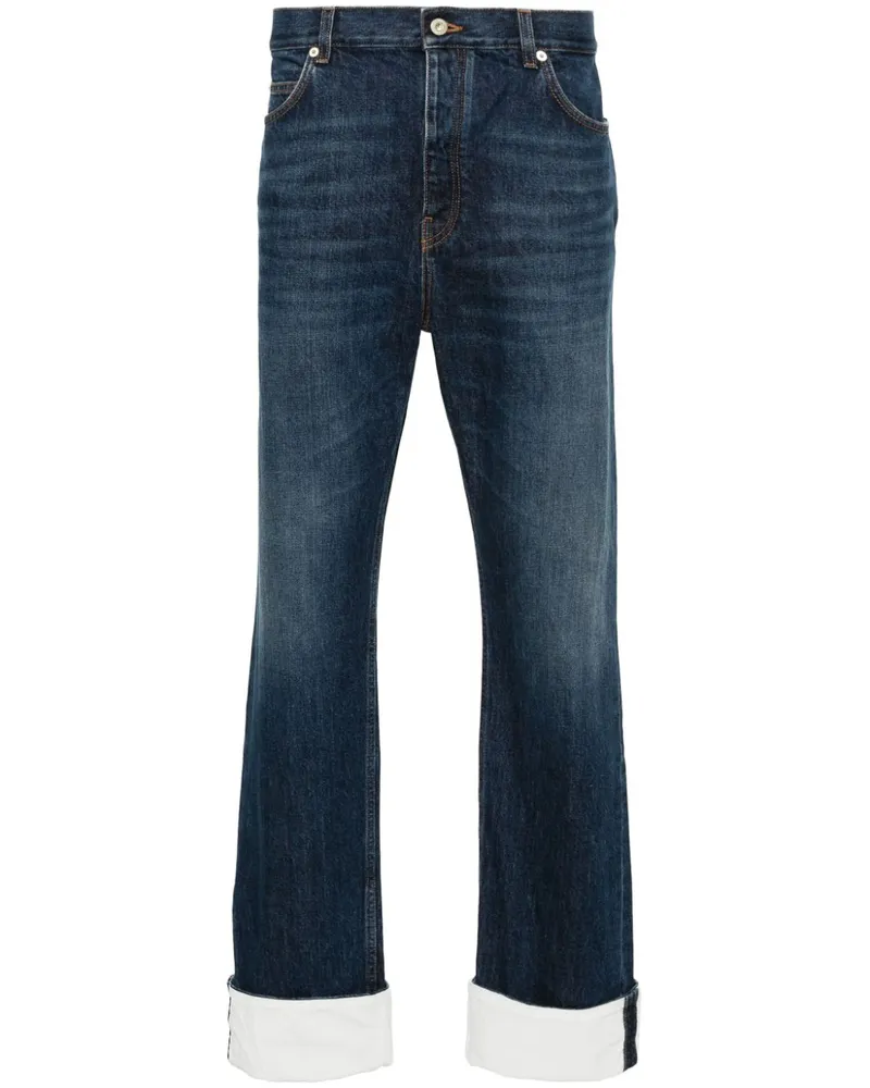 Loewe Halbhohe Fisherman Straight-Leg-Jeans Blau