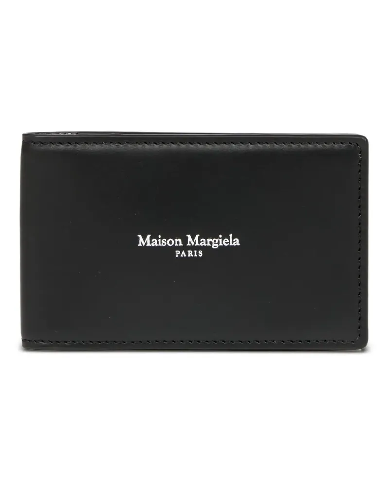 Maison Margiela Kartenetui mit Logo-Print - Schwarz Schwarz