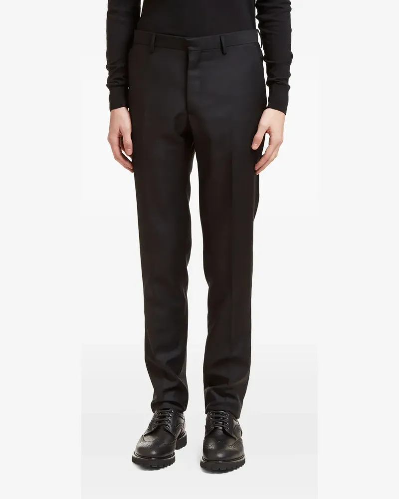 AIEZEN wool-blend tailored trousers - Schwarz Schwarz