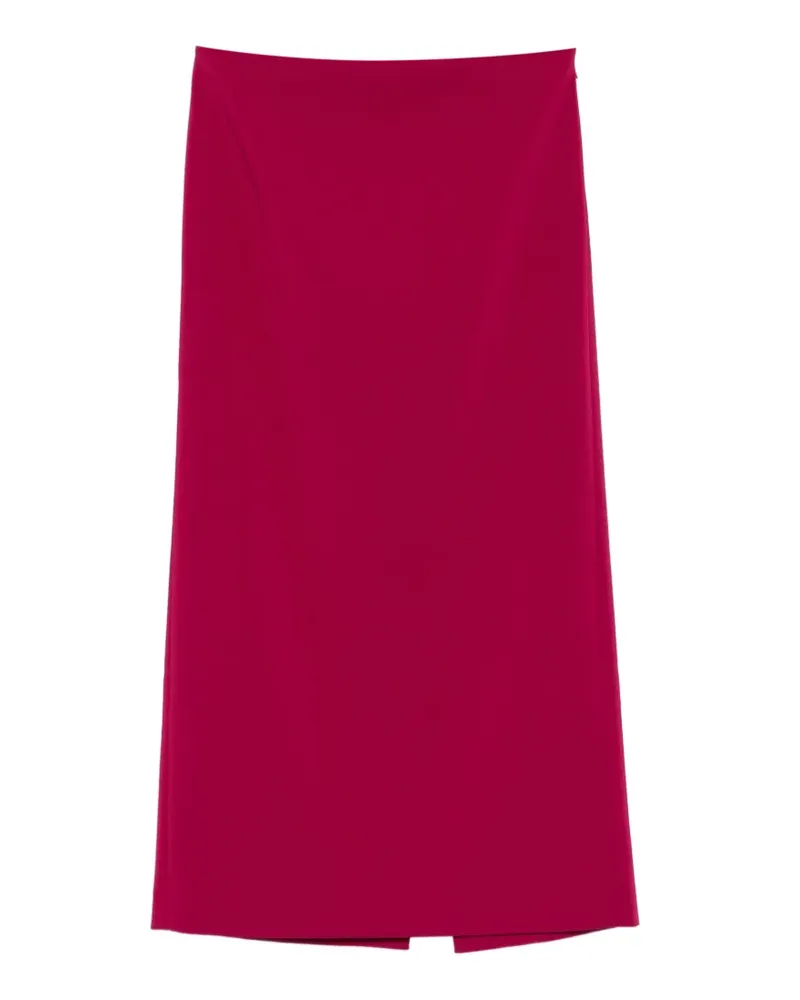 Patrizia Pepe crêpe midi skirt - Rosa Rosa