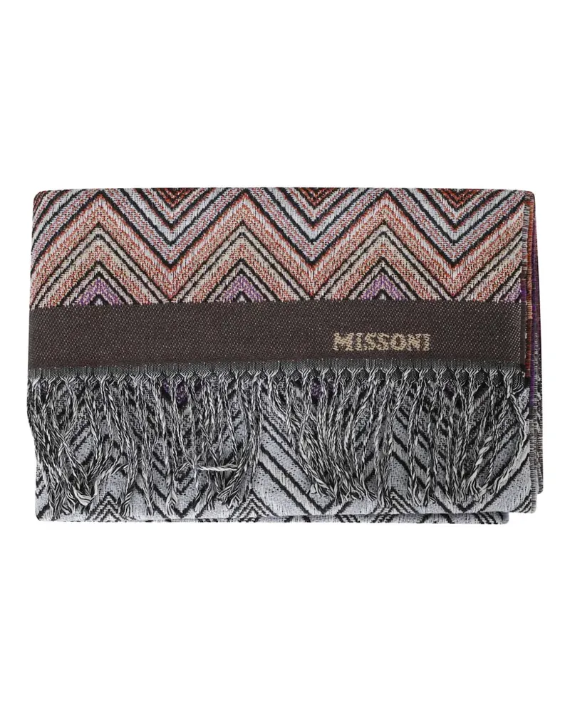 Missoni Schal mit Zickzackmuster - Nude Nude