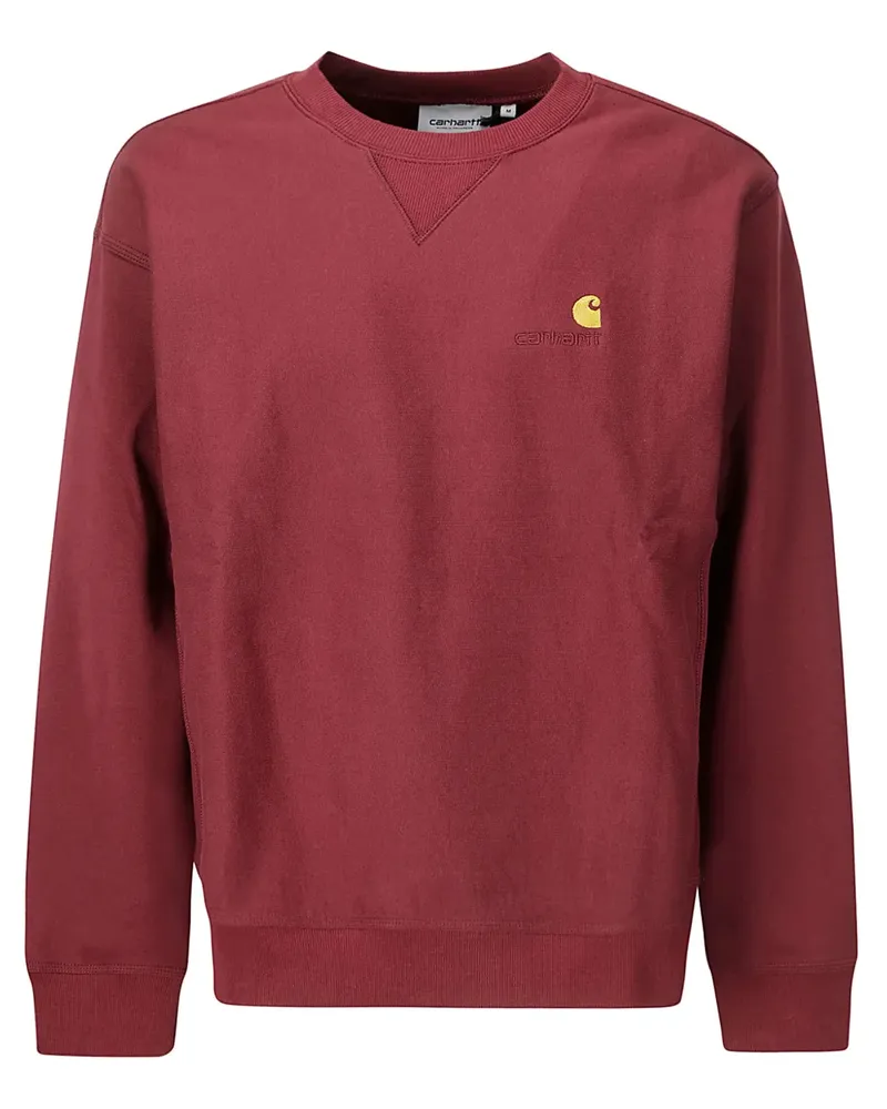 Carhartt WIP American Script Sweatshirt - Rot Rot