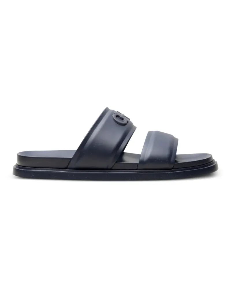 Ferragamo Gancini double-strap sandals - Blau Blau
