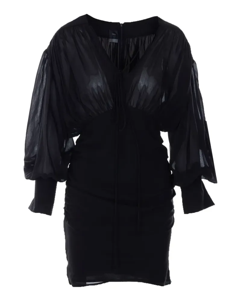Pinko V-neck dress - Schwarz Schwarz