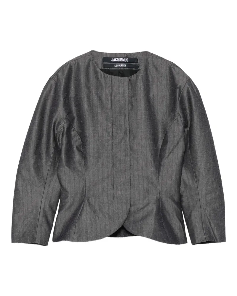 Jacquemus Jacke mit Nadelstreifen - Grau Grau