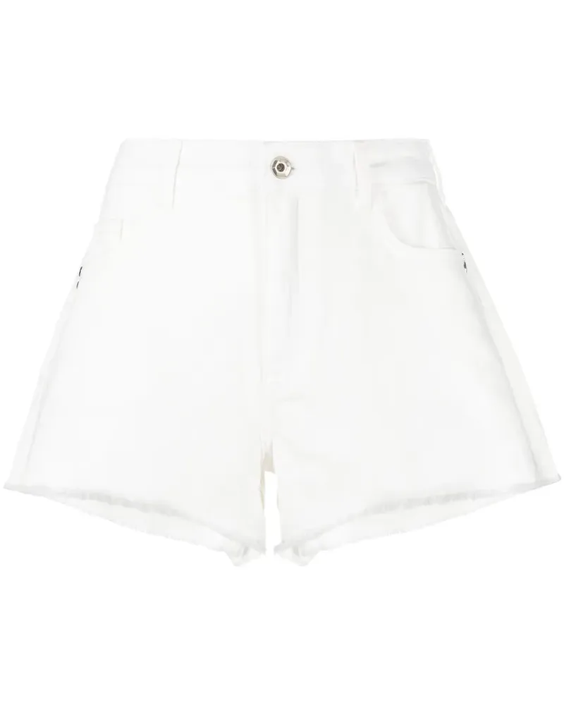 Patrizia Pepe Shorts mit hohem Bund - Weiß Weiß