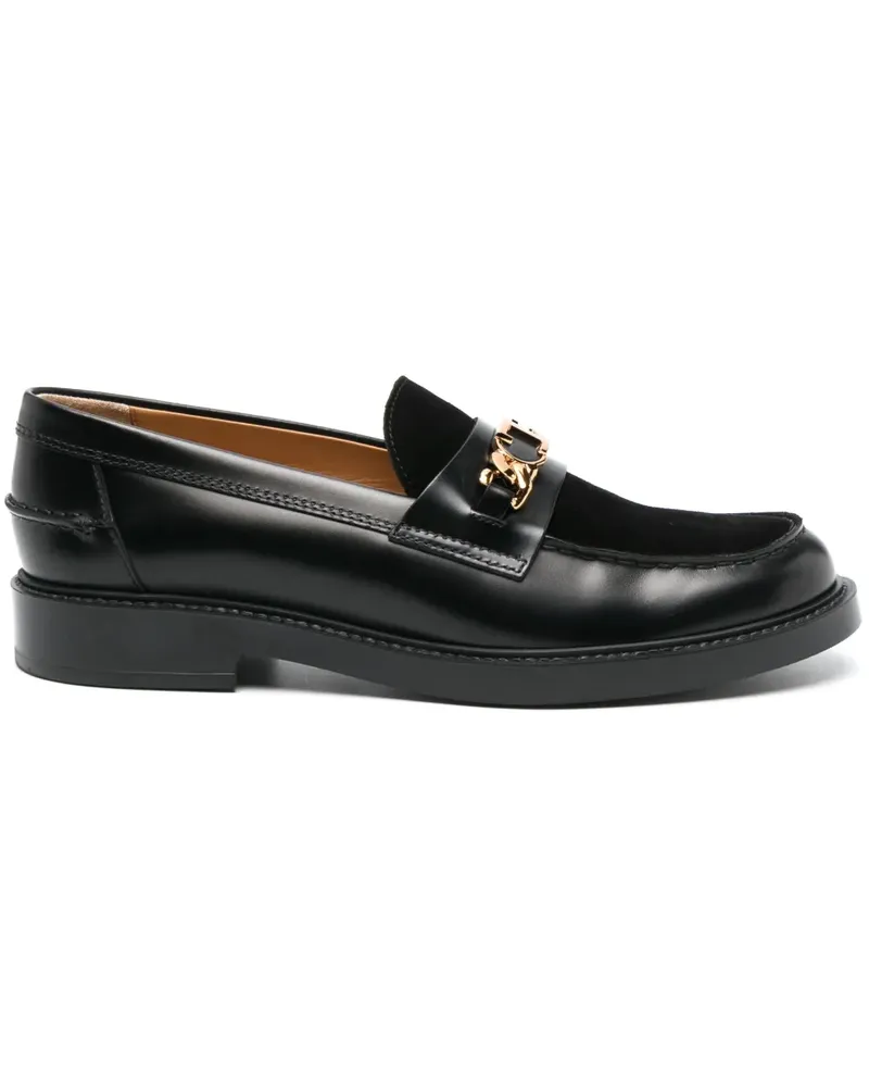 TOD'S Loafer mit Schnalle - Schwarz Schwarz