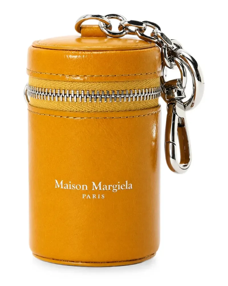 Maison Margiela zipped dog waste bag dispenser keyring - Gelb Gelb
