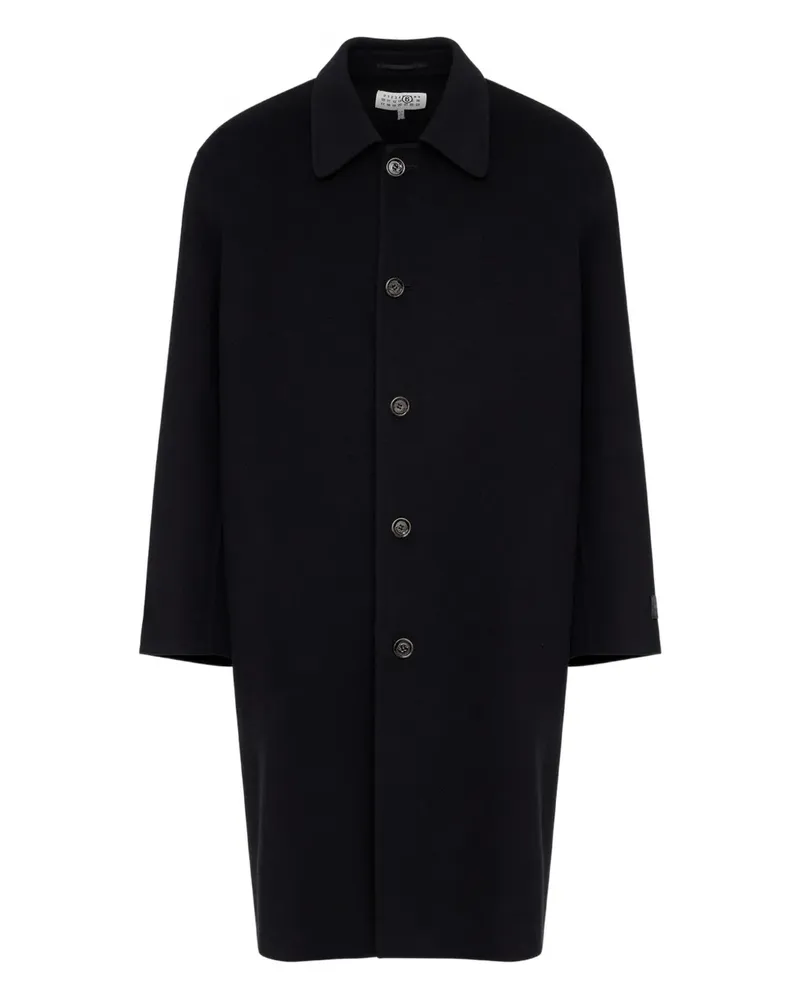 Maison Margiela Geknöpfter Mantel - Schwarz Schwarz