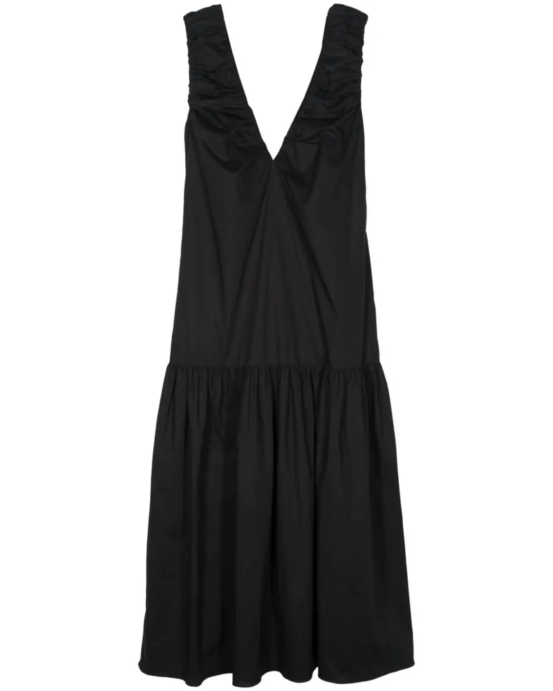 The Garment Cyprus Maxikleid - Schwarz Schwarz