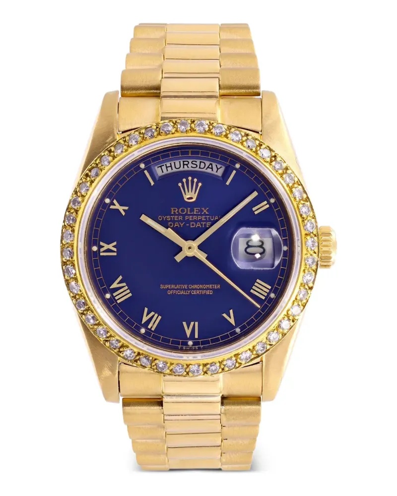 Rolex Day-Date Armbanduhr 36mm - Blau Blau
