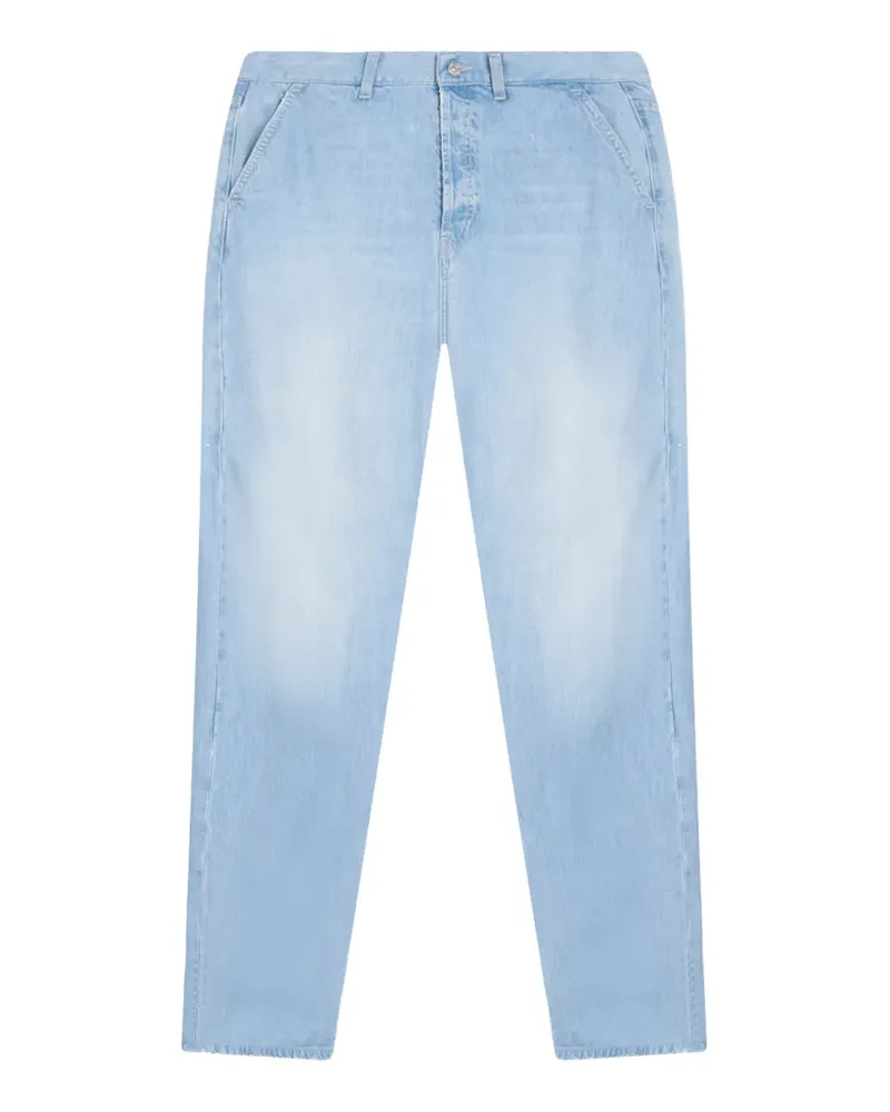 Dondup Jeans mit diagonalen Taschen - Blau Blau