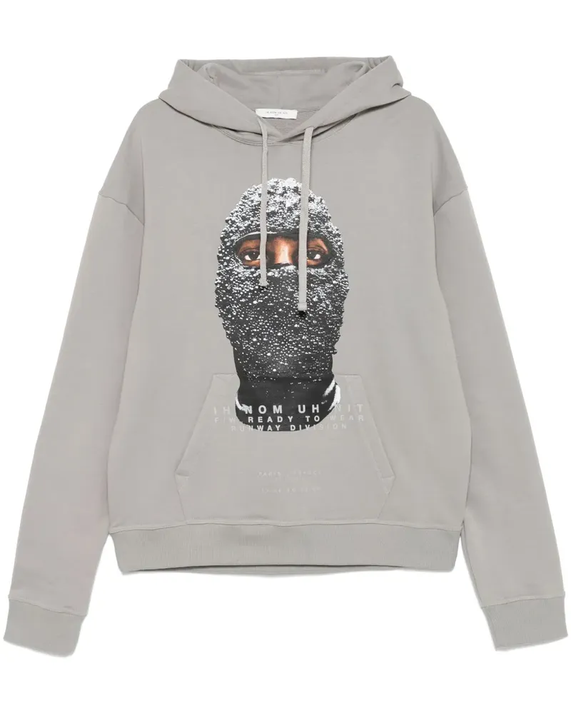 IH NOM UH NIT Black Mask Hoodie - Grau Grau