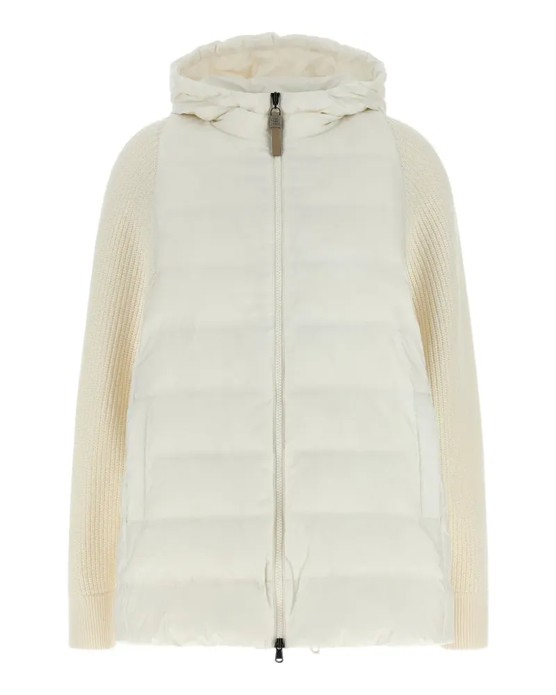 Brunello Cucinelli quilted down jacket - Weiß Weiß