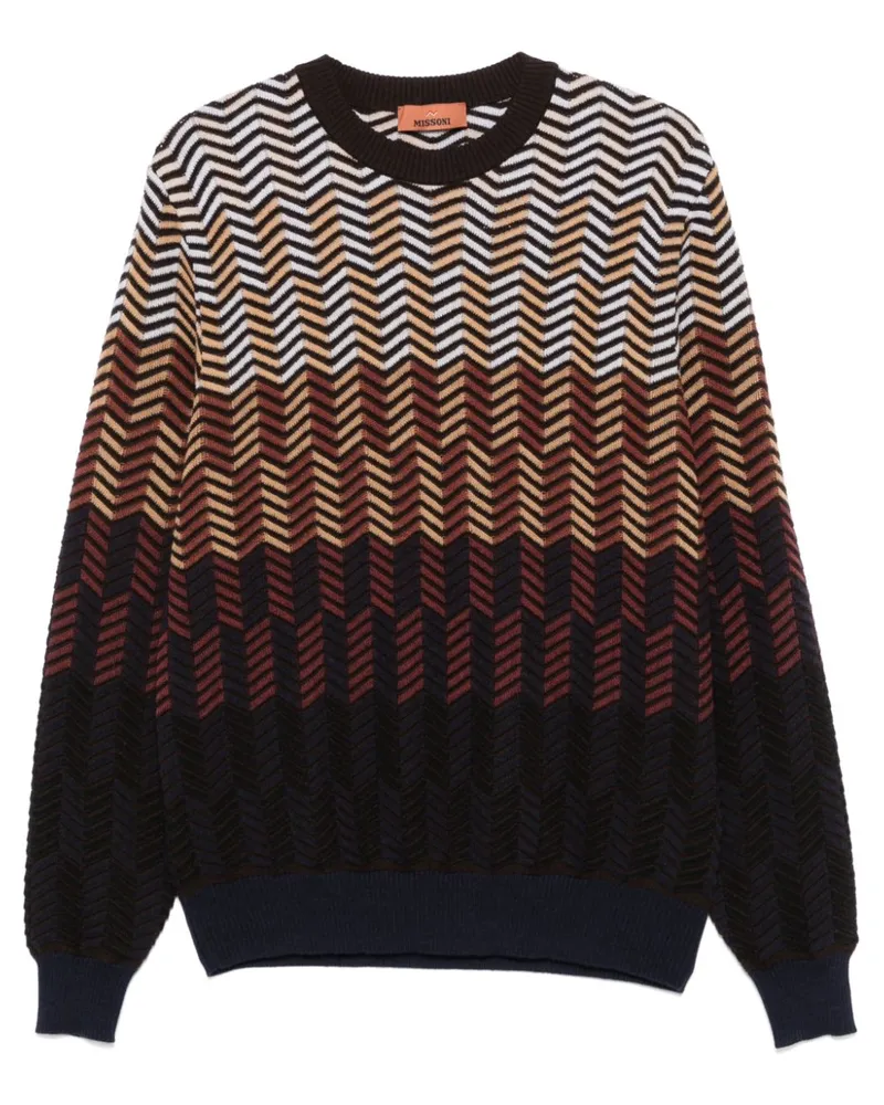Missoni Pullover mit Zickzackmuster - Braun Braun