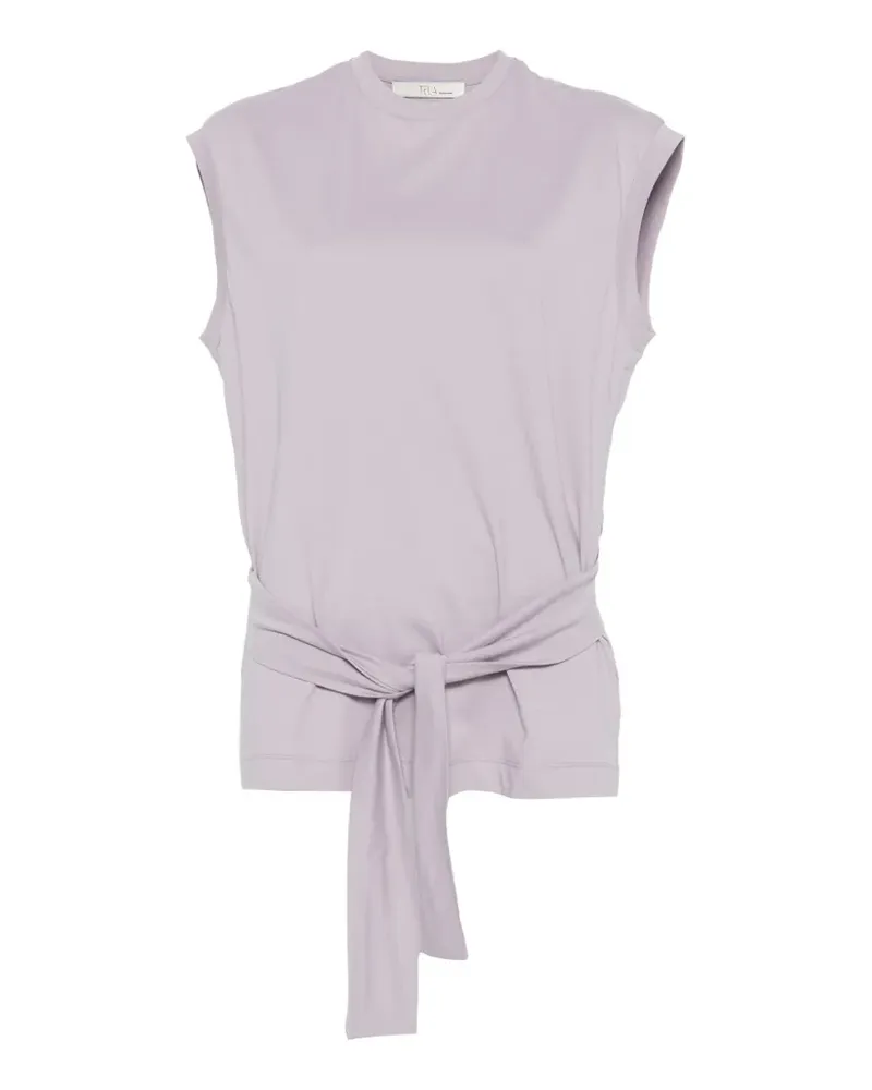 TELA Sacco tied-waist T-shirt - Violett Violett