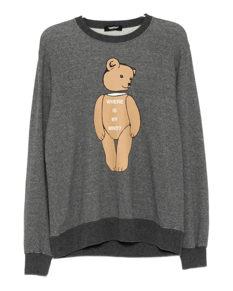 Undercover bear print sweatshirt - Grau Grau