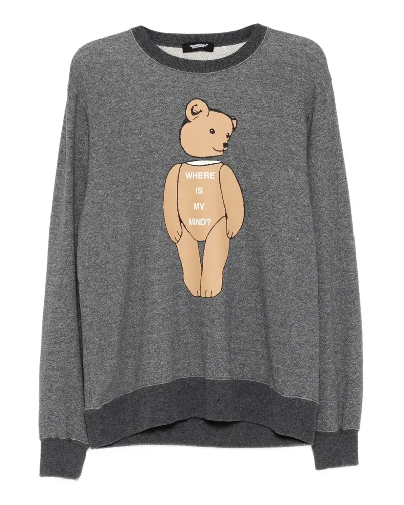 Undercover bear print sweatshirt - Grau Grau