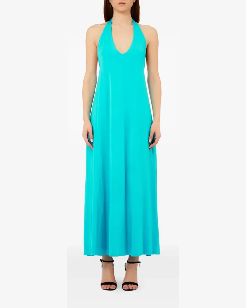 Liu Jo V-neck maxi dress - Blau Blau