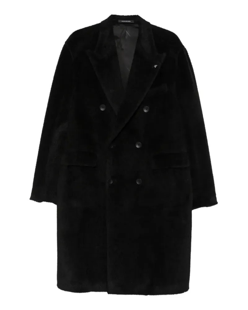 Tagliatore Doppelreihiger Mantel - Schwarz Schwarz