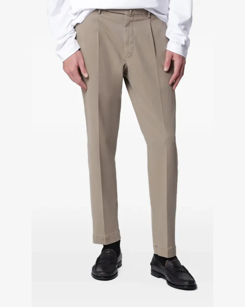 Biagio Santaniello Arechi pleated trousers - Nude Nude