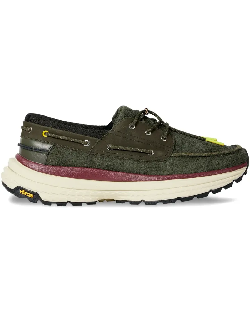 Paul Smith Wildleder-Sneakers mit Boot-Spitze - Grün Grün