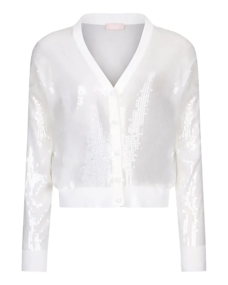 Liu Jo V-neck cardigan - Weiß Weiß