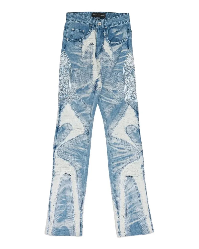 WHO DECIDES WAR Path jeans - Blau Blau