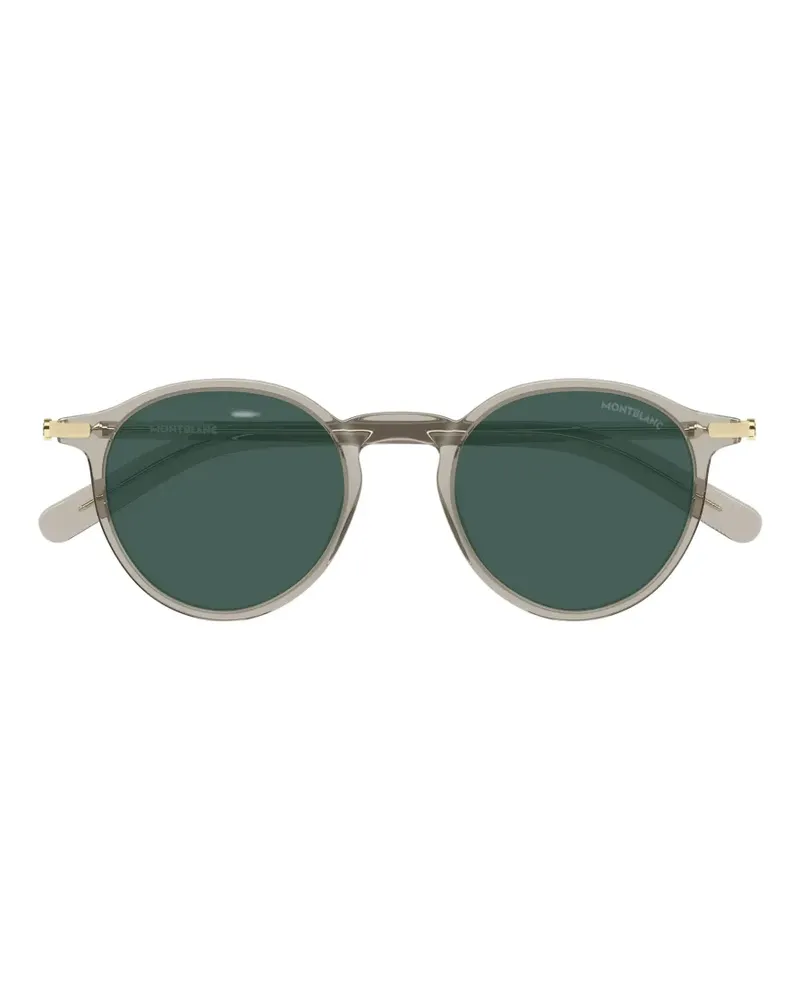 Montblanc round-frame sunglasses - Nude Nude