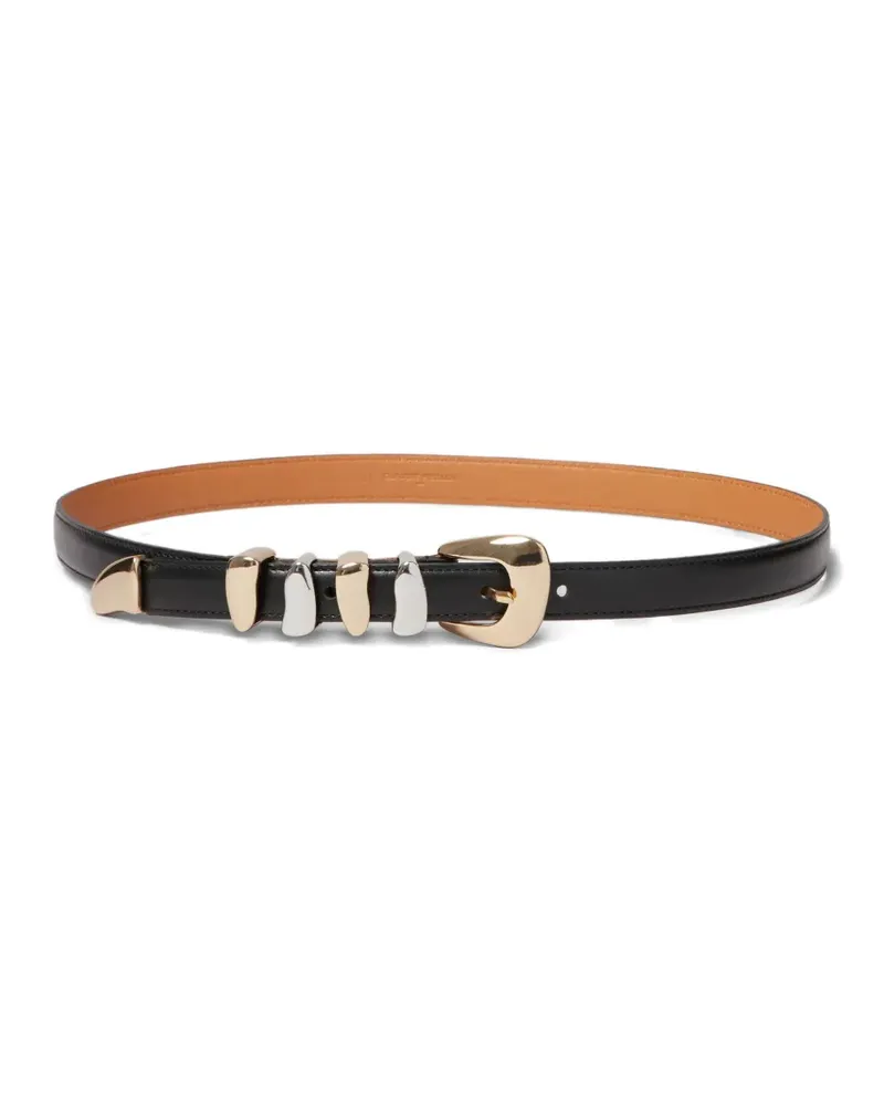 Claudie Pierlot Gürtel mit Metallic-Schnalle - Schwarz Schwarz
