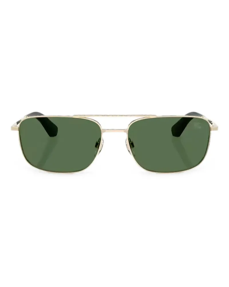 Burberry Sonnenbrille mit eckigem Gestell - Gold Gold