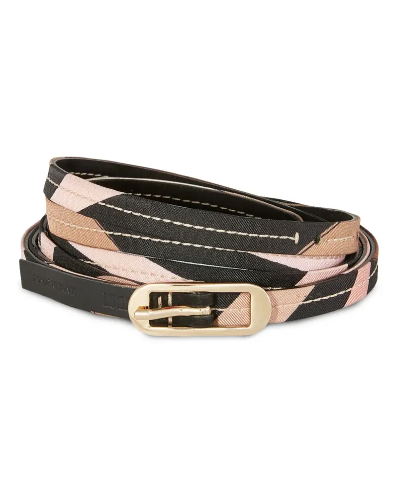 Emilio Pucci Doppelter Gürtel - Schwarz Schwarz