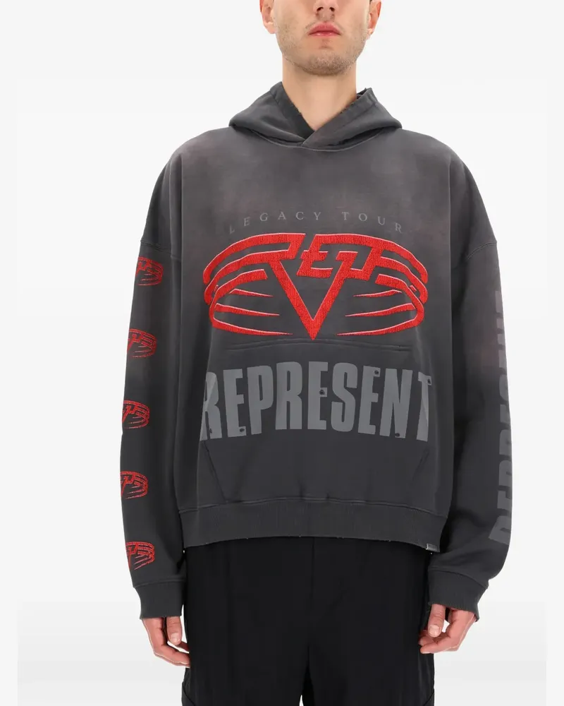 REPRESENT graphic hoodie - Grau Grau