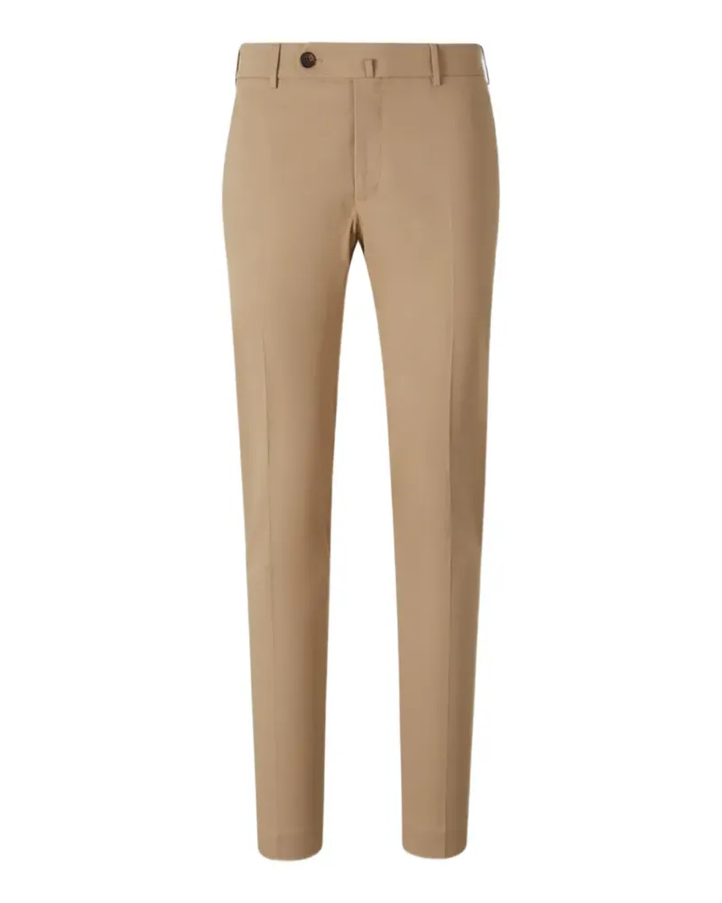 Incotex pressed-crease trousers - Nude Nude